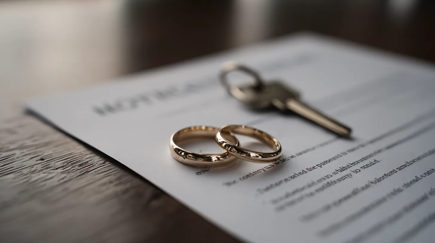 Contrat de mariage, alliances et clés avant le calcul de la succession